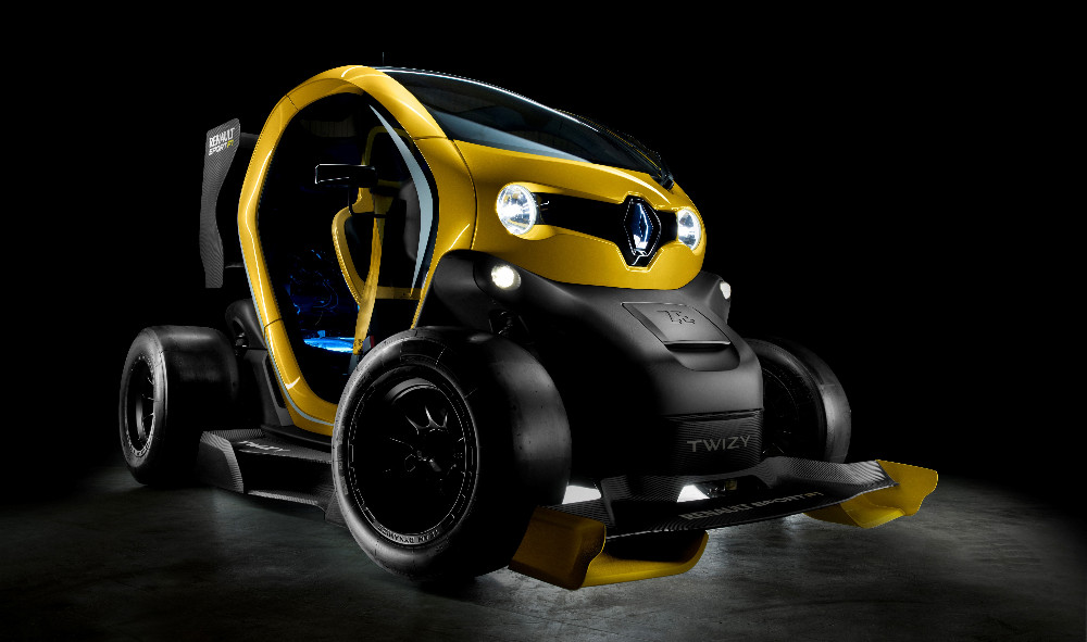 Spinta dal Kers del motore F1 del 2014, questa Twizy accelera con la stessa rapidità della Mégane RS