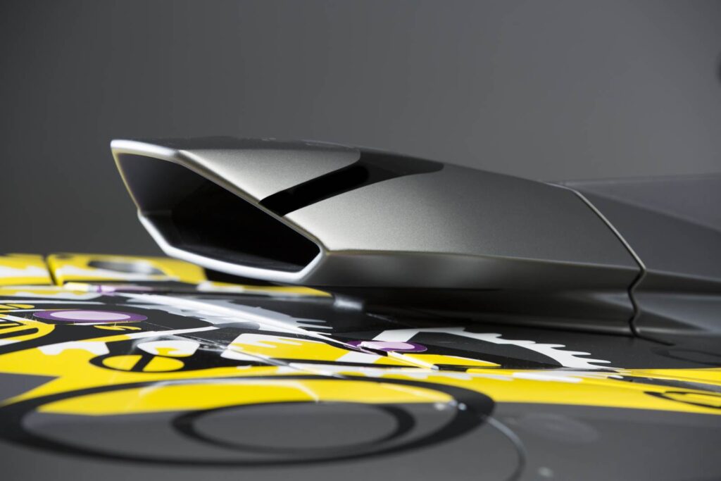 L'airscoop della nuova Lamborghini Huracan Super Trofeo EVO