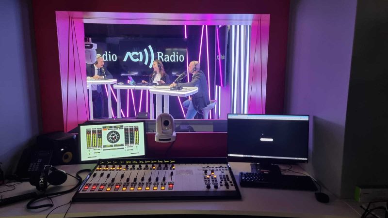 Studio di ACI Radio