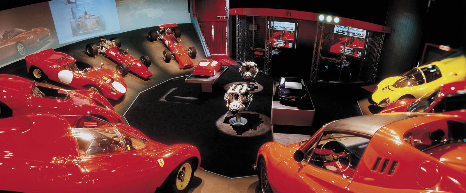 Una immagine del Museo Ferrari